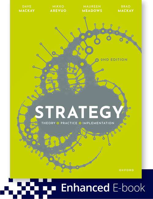 Book cover of Strategy: Theory, Practice, Implementation (2)