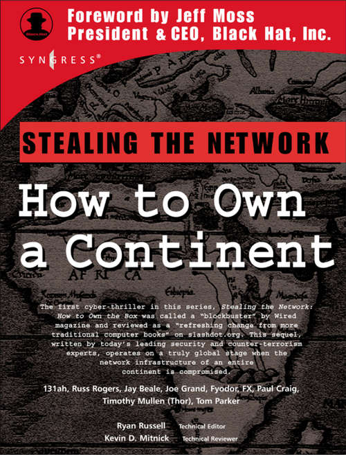 Book cover of Stealing the Network: How to Own a Continent (Cyber-Fiction)
