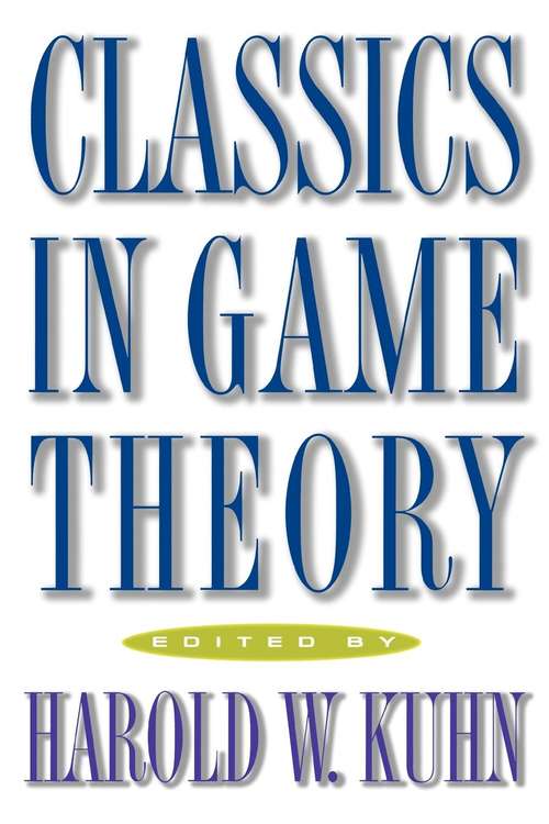 Book cover of Classics in Game Theory (PDF)