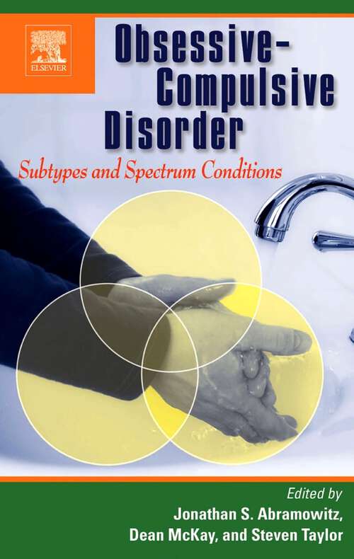 Book cover of Obsessive-Compulsive Disorder: Subtypes and Spectrum Conditions