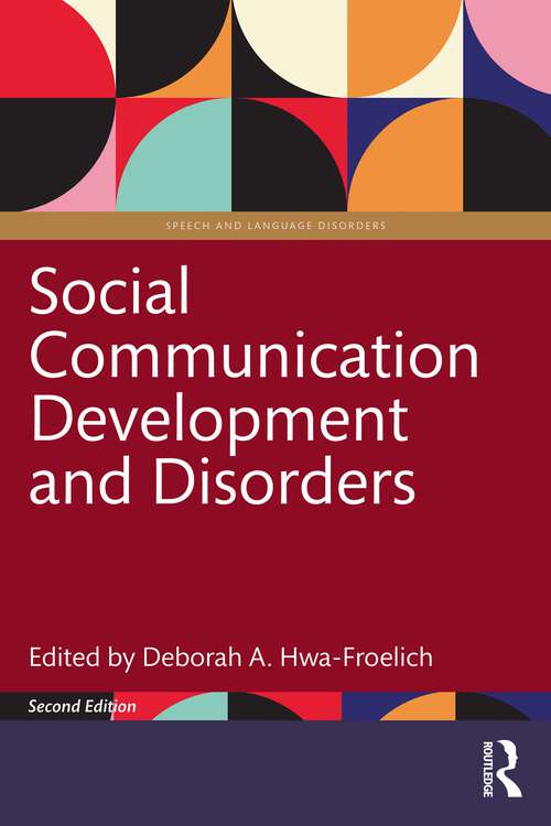 Book cover of Social Communication Development and Disorders (2)