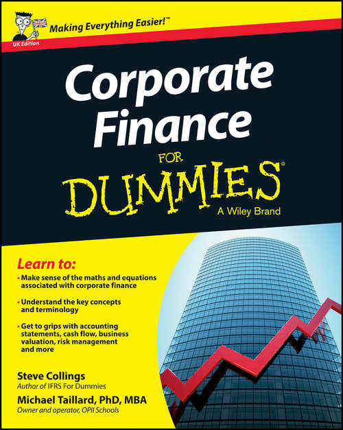 Book cover of Corporate Finance For Dummies - UK (UK Edition)