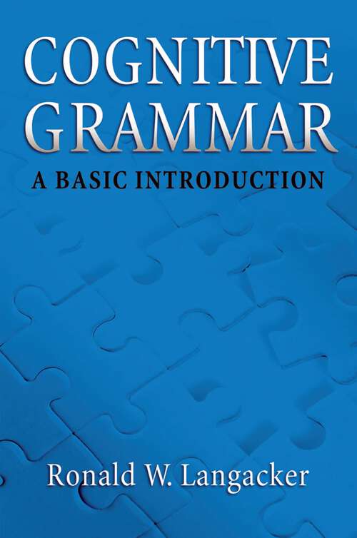 Book cover of Cognitive Grammar: A Basic Introduction
