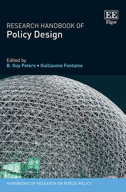 Book cover of Research Handbook of Policy Design (Handbooks of Research on Public Policy series)