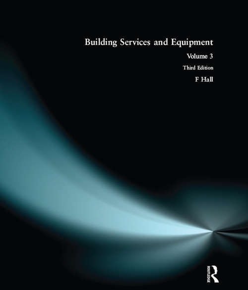 Book cover of Building Services and Equipment: Volume 3 (3)