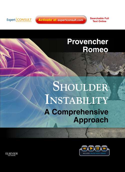 Book cover of Shoulder Instability: Expert Consult: Online, Print and DVD