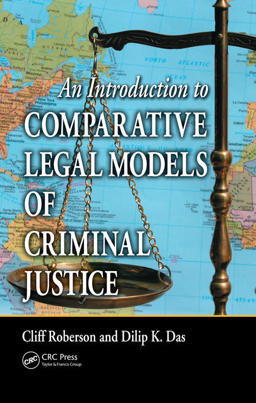 Book cover of An Introduction to Comparative Legal Models of Criminal Justice