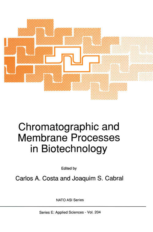 Book cover of Chromatographic and Membrane Processes in Biotechnology (1991) (NATO Science Series E: #204)