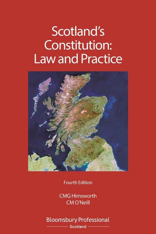 Book cover of Scotland's Constitution: Law and Practice