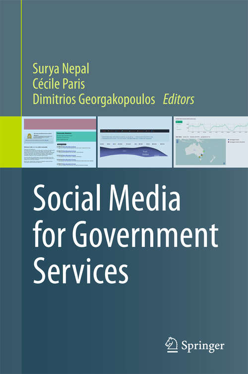 Book cover of Social Media for Government Services (1st ed. 2015)