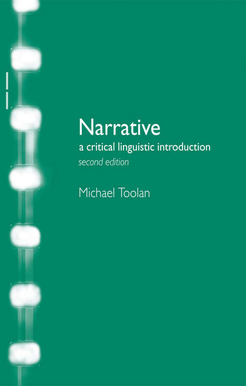 Book cover of Narrative (PDF): A Critical Linguistic Introduction (2)