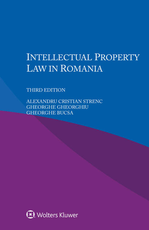 Book cover of Intellectual Property Law in Romania (3)