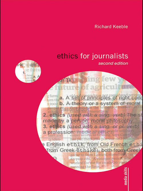 Book cover of Ethics for Journalists