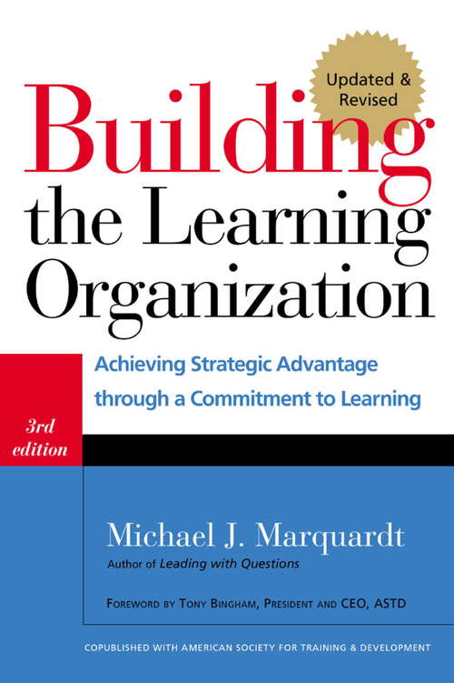 Book cover of Building the Learning Organization: Mastering the Five Elements for Corporate Learning (2)