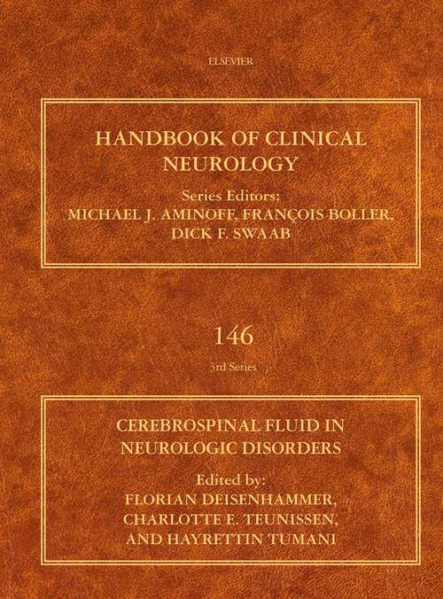 Book cover of Cerebrospinal Fluid in Neurologic Disorders (ISSN: Volume 146)