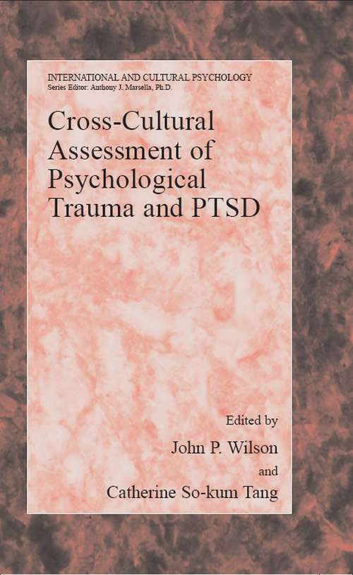 Book cover of Cross-Cultural Assessment of Psychological Trauma and PTSD (2007) (International and Cultural Psychology)