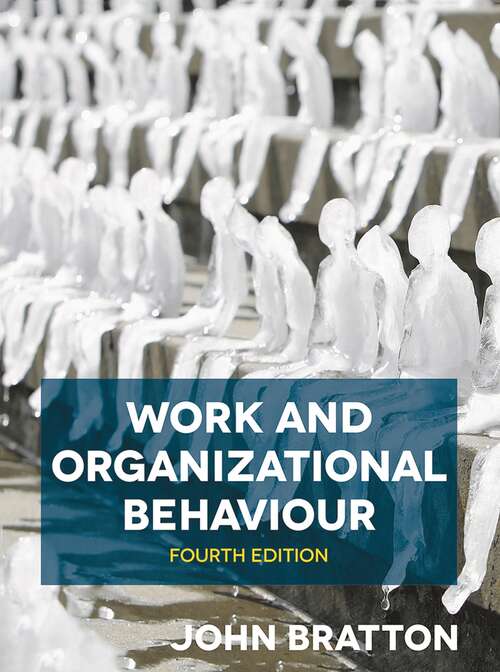 Book cover of Work and Organizational Behaviour