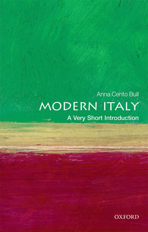 Book cover of Modern Italy: A Very Short Introduction (Very Short Introductions)