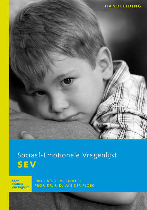 Book cover of Sociaal-Emotionele Vragenlijst SEV: handleiding (3rd ed. 2018)