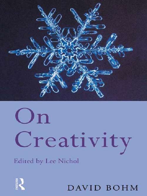 Book cover of On Creativity (2) (Routledge Classics Ser.)
