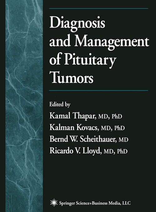 Book cover of Diagnosis and Management of Pituitary Tumors (2001)