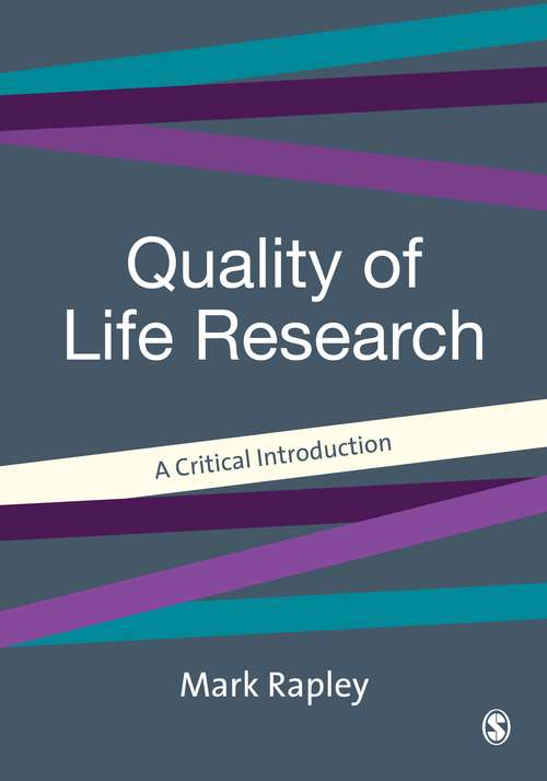 Book cover of Quality of Life Research: A Critical Introduction (PDF)