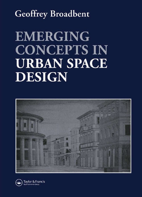 Book cover of Emerging Concepts in Urban Space Design