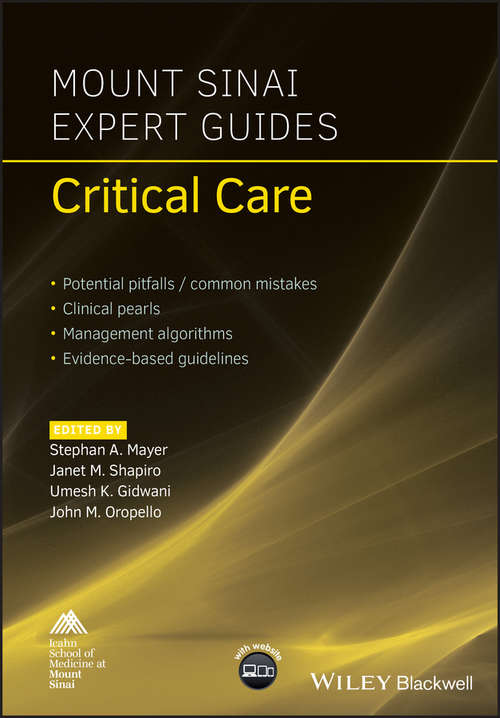 Book cover of Mount Sinai Expert Guides: Critical Care (Mount Sinai Expert Guides)