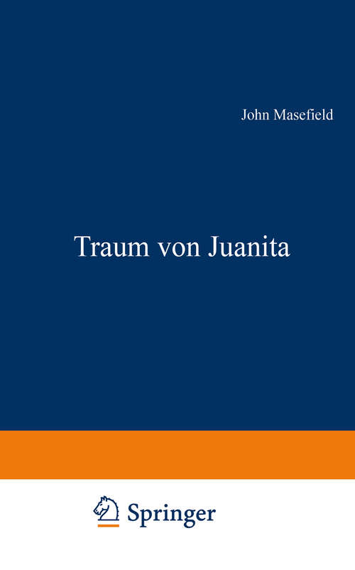 Book cover of Traum von Juanita: Roman (1948)