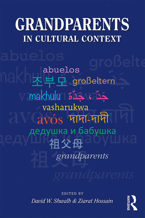 Book cover of Grandparents in Cultural Context