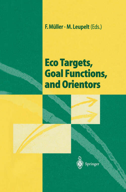 Book cover of Eco Targets, Goal Functions, and Orientors (1998)