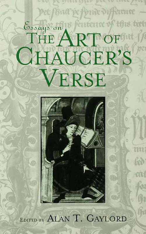 Book cover of Essays on the Art of Chaucer's Verse (Basic Readings in Chaucer and His Time)