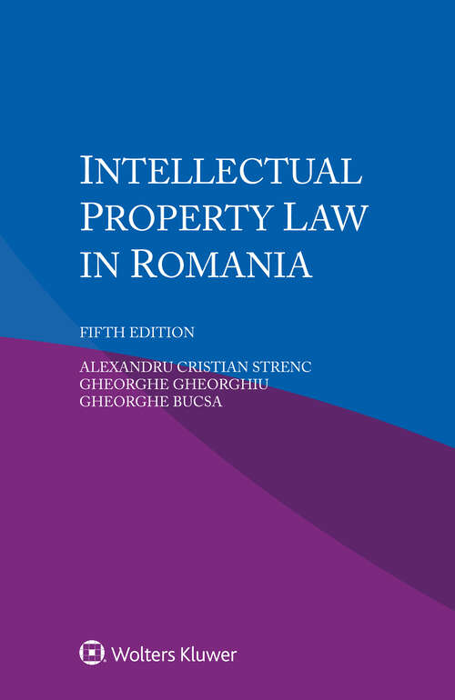 Book cover of Intellectual Property Law in Romania (5)