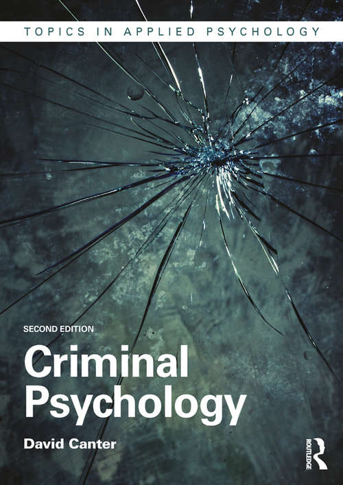 Book cover of Criminal Psychology (2) (Topics in Applied Psychology)