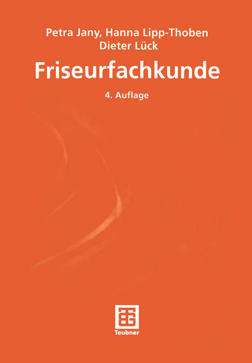 Book cover of Friseurfachkunde (4., überarb. Aufl. 2001)