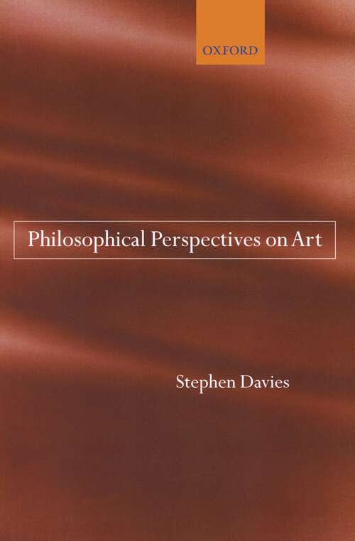 Book cover of Philosophical Perspectives On Art