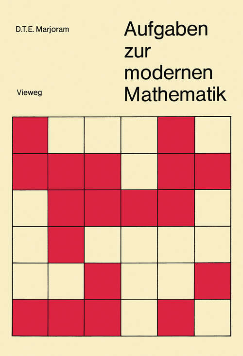 Book cover of Aufgaben zur modernen Mathematik (1972)