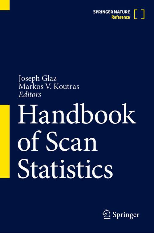 Book cover of Handbook of Scan Statistics