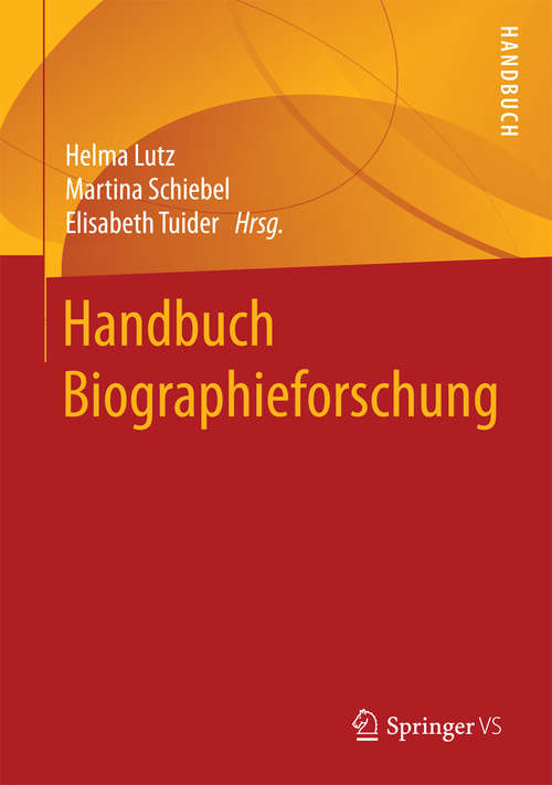 Book cover of Handbuch Biographieforschung