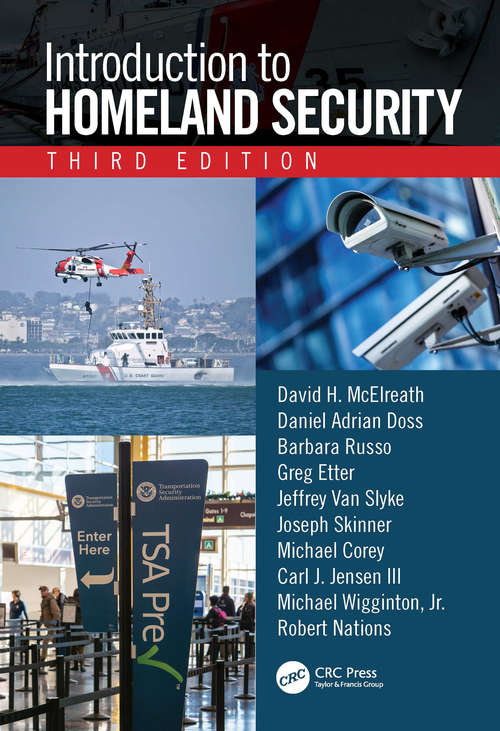 Book cover of Introduction to Homeland Security, Third Edition (3)