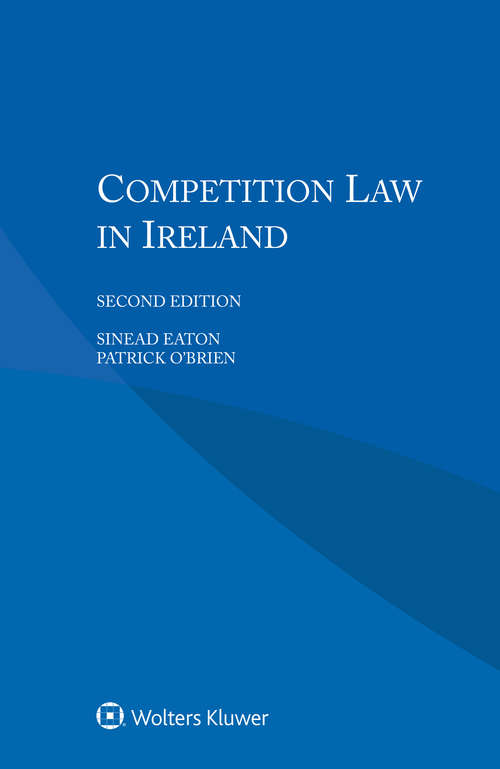 Book cover of Competition Law in Ireland (2)