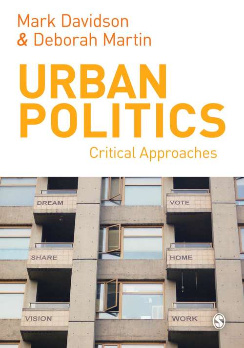Book cover of Urban Politics: Critical Approaches (PDF)