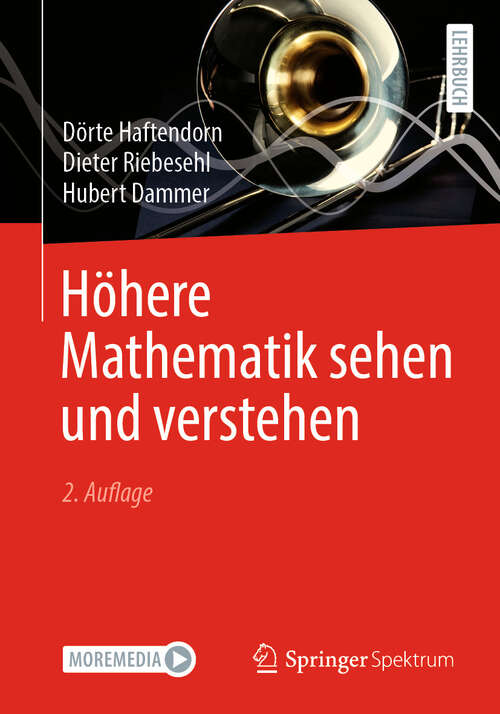 Book cover of Höhere Mathematik sehen und verstehen (2. Auflage 2024)