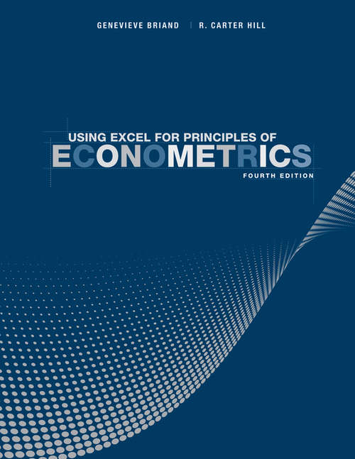 Book cover of Using Excel for Principles of Econometrics