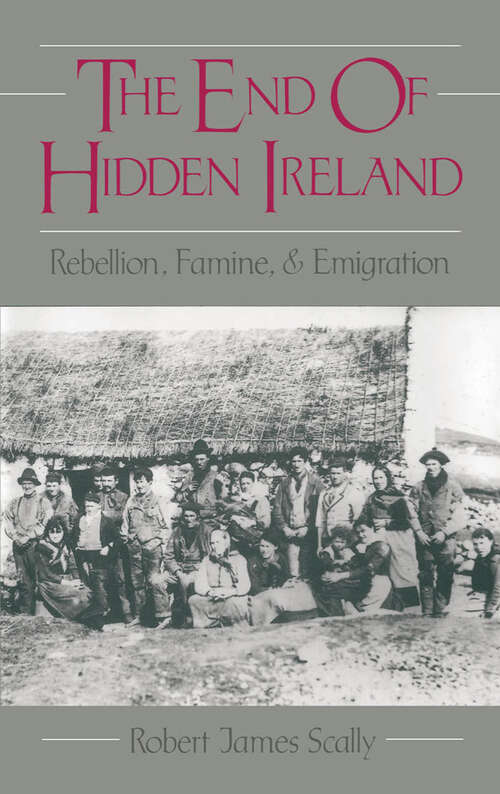 Book cover of The End of Hidden Ireland: Rebellion, Famine, and Emigration