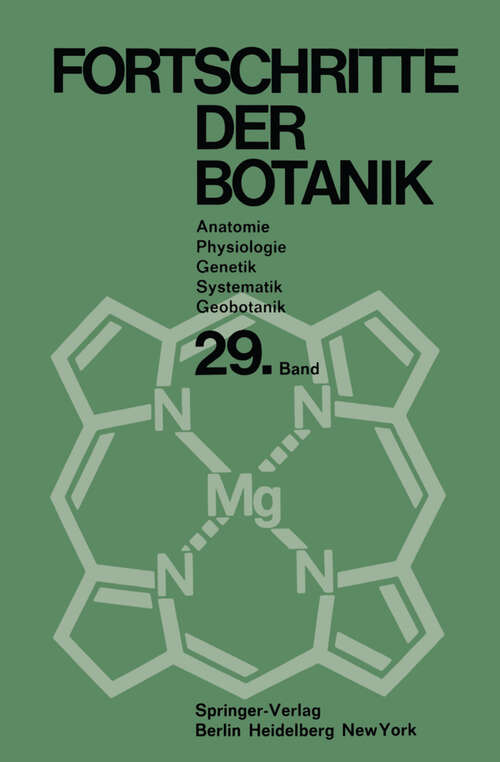 Book cover of Fortschritte der Botanik (1967) (Progress in Botany #29)