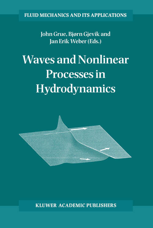 Book cover of Waves and Nonlinear Processes in Hydrodynamics (1996) (Fluid Mechanics and Its Applications #34)