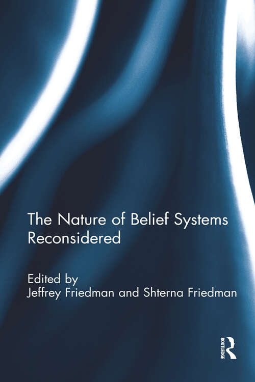 Book cover of The Nature of Belief Systems Reconsidered