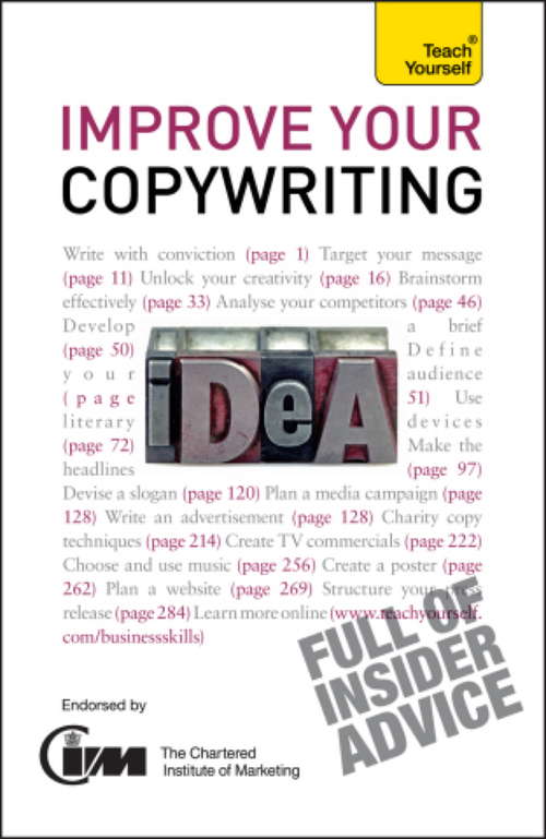 Book cover of Improve Your Copywriting: Teach Yourself (4) (Teach Yourself)