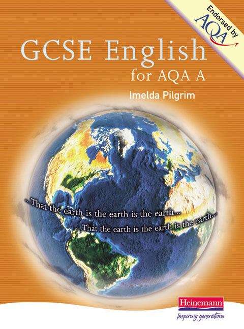 Book cover of GCSE English for AQA A